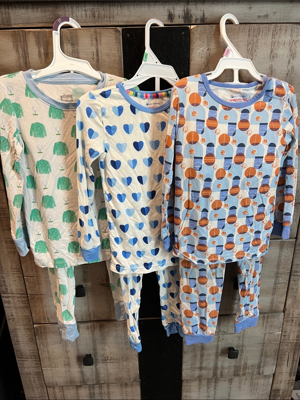 Magnetic Me - Boys 2T, 3 bundle pajamas